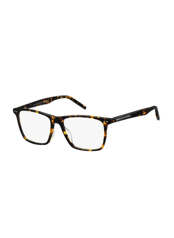 

Tommy Hilfiger Full Rim Square Havana Eyeglass Frames for Men, TH 1731 0086 00, 54/16/145