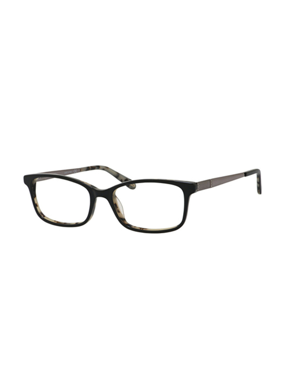 

Emozioni Full Rim Rectangular White Black Spotted Eyeglass Frame for Women, 4050 0TCB 00, 50/17/135