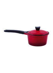 Arshia 18cm Rose Ceramic Milk Pan, 50 x 38 x 50cm, Red