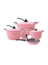 Arshia 8 Piece Cookware Set, CO116-1930, Pink