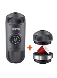 Wacaco 80ml Nanopresso Coffee Maker + Nespresso Adapter, Black