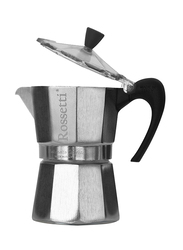 Rossetti 6 Cup Mokanetto Espresso Maker, 8051, Silver