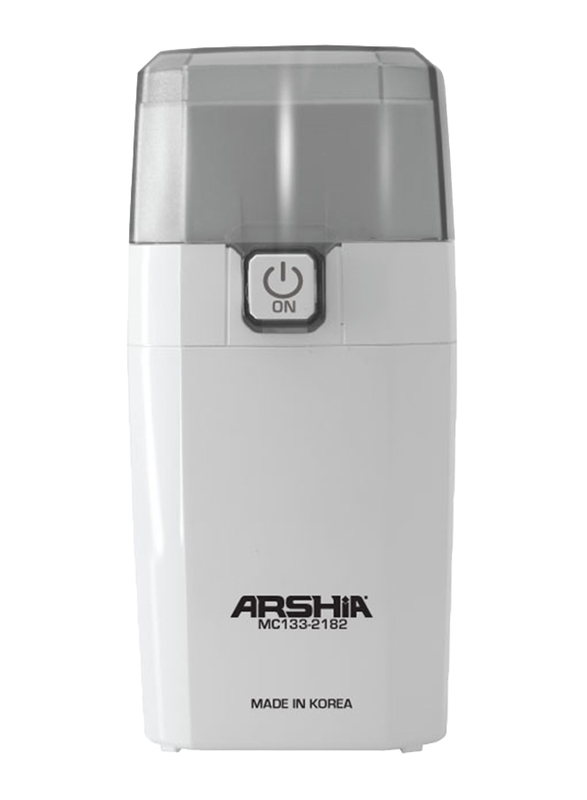 Arshia 0.3L Coffee Grinder, 150W, MC133, White