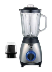 Arshia 1.5L Blender with Coffee Grinder, 700W, BL118-2290, Black