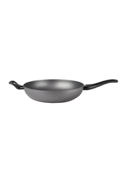 TVS 32cm Solida Non-Stick Aluminium Wok, Grey