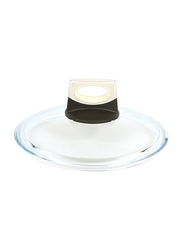 TVS 20cm Petra Glass Lid, 26 x 26 x 5cm, Clear