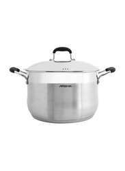 Arshia 18cm Stainless Steel Casserole, 51 x 26.3 x 50.3cm, Silver