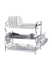 Flugel 12-Dsishes Dish Drying Rack, DR110-6159, Silver