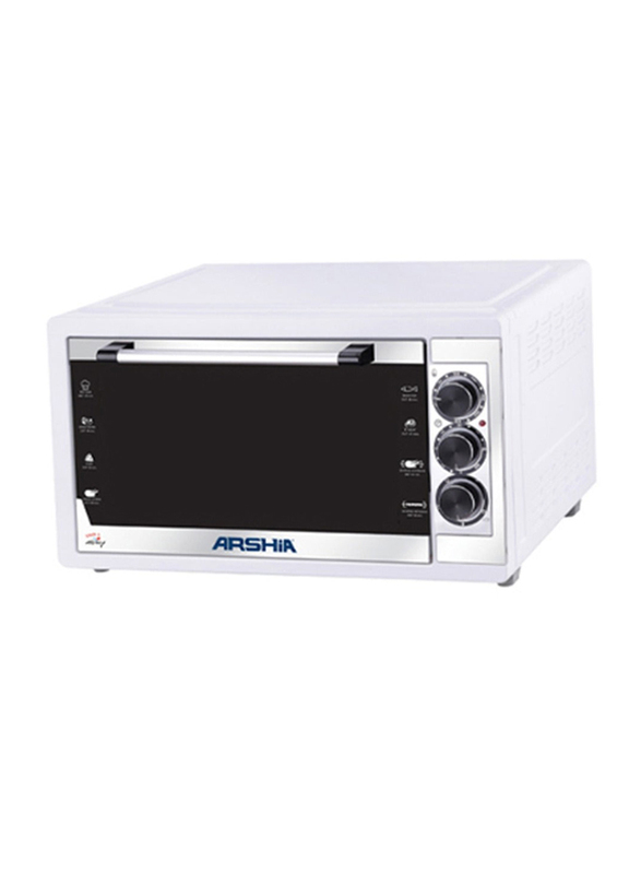 

Arshia 40L Electric Toaster Oven, 1800W, TO622-1995, White