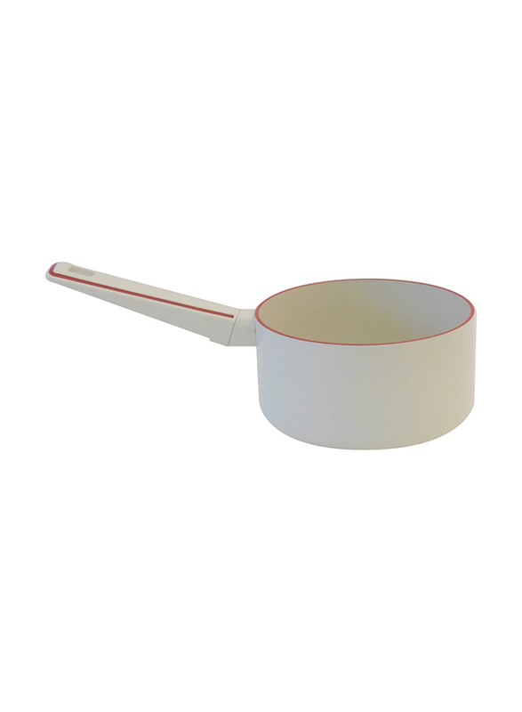 

TVS 16cm Ho Non-Stick Aluminium Sauce Pan, White