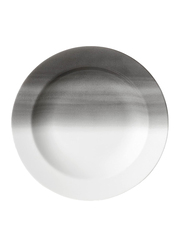 Wedgwood 22cm Vera Degrade Rim Soup Plate, 40030683, Grey