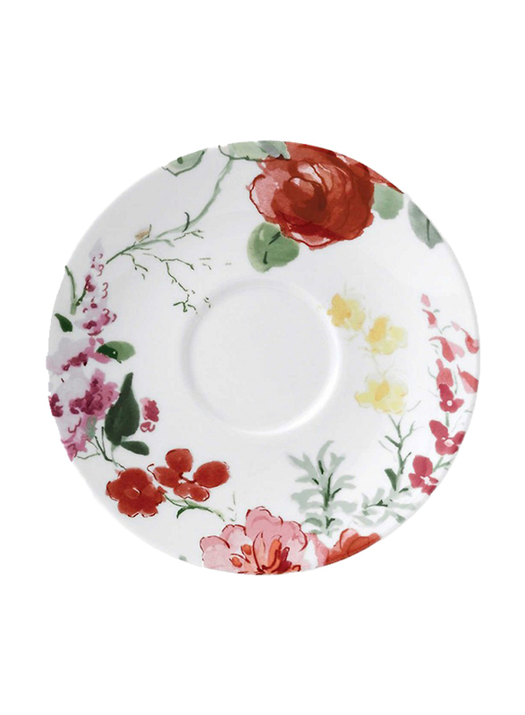 

Wedgwood 16cm Jasper Conran Floral China Saucer, White
