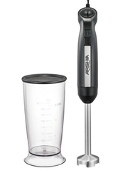 Arshia Hand Blender with 800ml Beaker, 600W, HB151-2664, Black/Silver