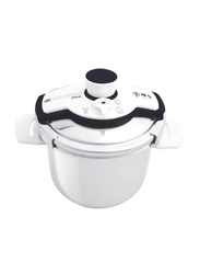 Arshia 7 Ltr Stainless Steel Pressure Cooker, PR116-1822, White