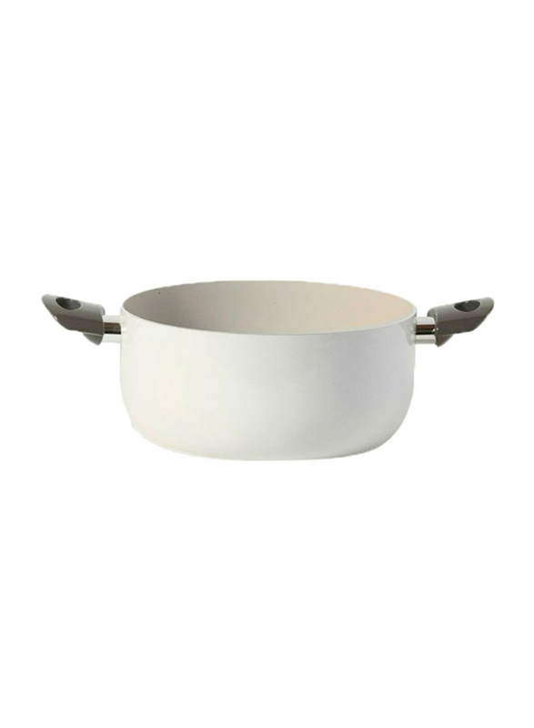 

TVS 20cm Bianca Aluminium Casserole, White