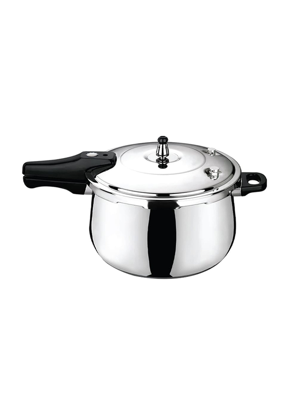 

Arshia 32cm Stainless Steel Pressure Cooker, PR135- 2780, Silver