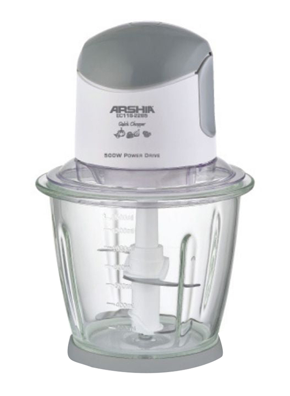 

Arshia 1.5L Electric 6-Blades Chopper, 500W, EC116-2617, Silver