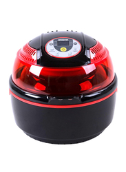 Arshia 10L Air Fryer, 1300W, AF116, Red/Black
