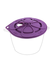 Arshia Silicone Intelligent Lid with Pot Mat, 56 x 28.5 x 31cm, Purple