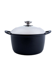 Arshia 20cm Aluminium Casserole, 53 x 46 x 31cm, Navy Blue