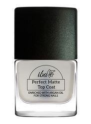 Iba Perfect Matte Argan Oil Enriched Top Coat, 9ml, Clear