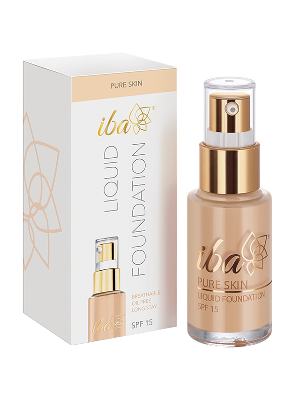 

Iba Pure Skin SPF 15 Liquid Foundation, 30ml, 02 Natural Beige