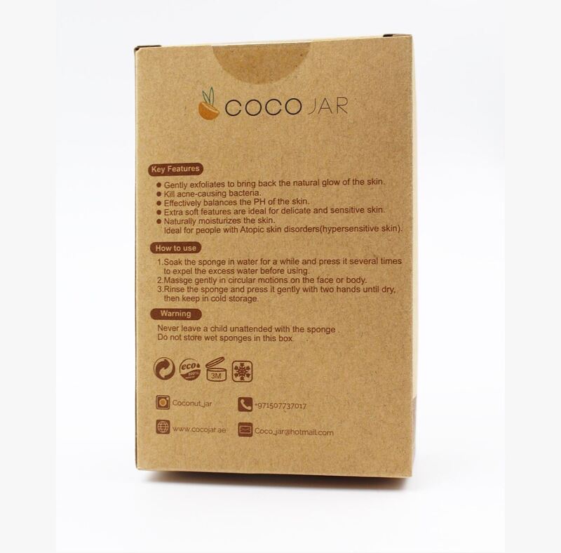 Coco Jar Konjac Cleansing Sponge - Body Sponge