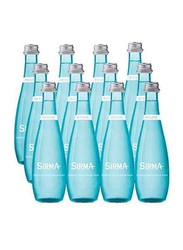 Sirma Sparkling Natural Mineral Water, 12 Glass Bottles x 330ml