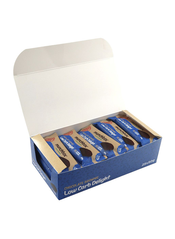 

Munchbox Low Carb Delight Keto Brownie Bar Chocolate, 25x50g