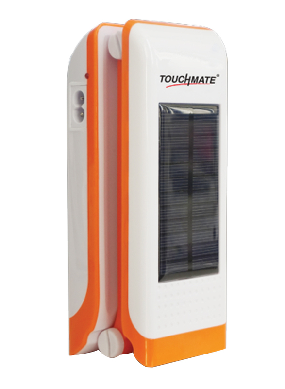 Touchmate Solar LED Rechargeable Table Lamp, TM-TL201WS, Orange/White