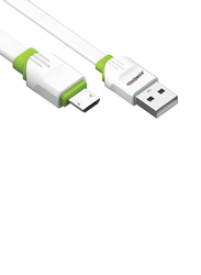 Touchmate 2-Meter Micro USB Charge and Data Sync Cable, High-Speed 2.4A Micro USB Type A Male to Micro-B USB for Smartphones, White