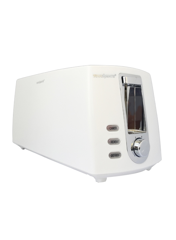 Touchmate 4-Slice Retro Toaster, 1200W, TM-TS400, White