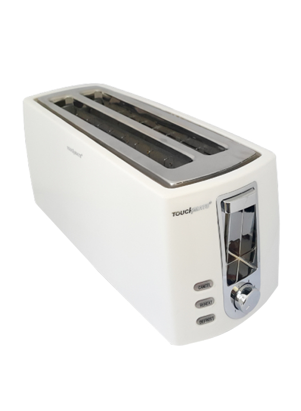 Touchmate 4-Slice Retro Toaster, 1200W, TM-TS400, White