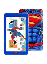 Touchmate Superman 16GB Blue 7-inch Kids Tablet, Quad Core 1.3GHz, 1GB RAM, 3G, with Silicone Cover Bundle and Headphones