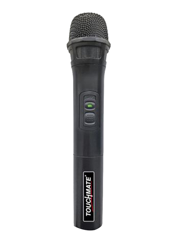 Touchmate TM-SP2300T Rechargeable Bluetooth Trolley Speaker with Wireless Mic, Black