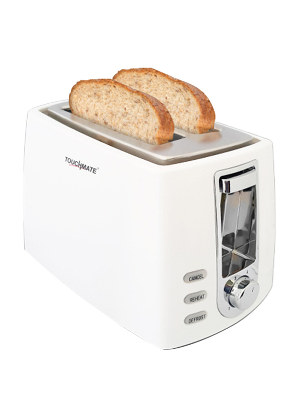 

Touchmate 2-Slice Toaster, 800W, TM-TS200, White