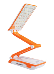 Touchmate Solar LED Rechargeable Table Lamp, TM-TL201WS, Orange/White