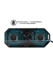 Touchmate TM-BTS900W Waterproof Wireless Portable Bluetooth Speaker, Black