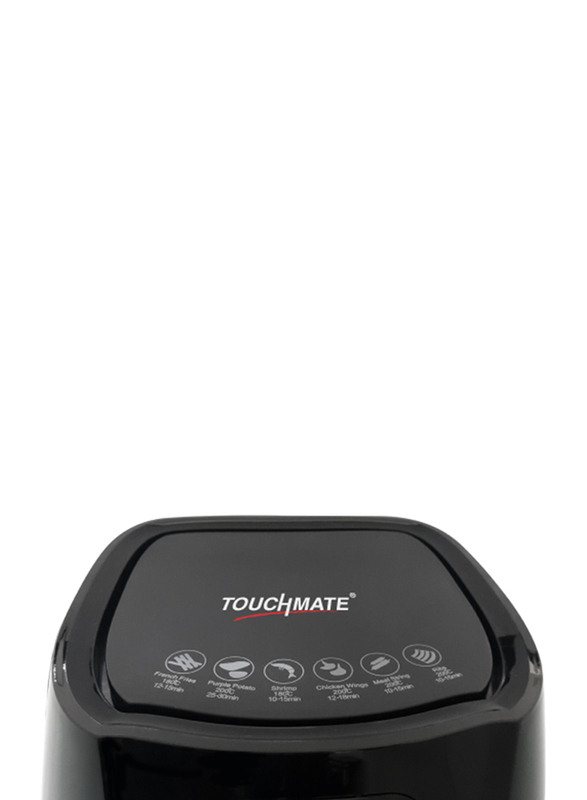 Touchmate 2L Digital Air Fryer, 1350W, TM-AF101, Black