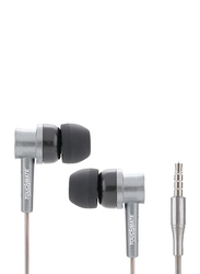 Touchmate TM-E0040 3.5 mm Jack In-Ear Ultra Bass Earphones with Mic & Volume Control, Grey