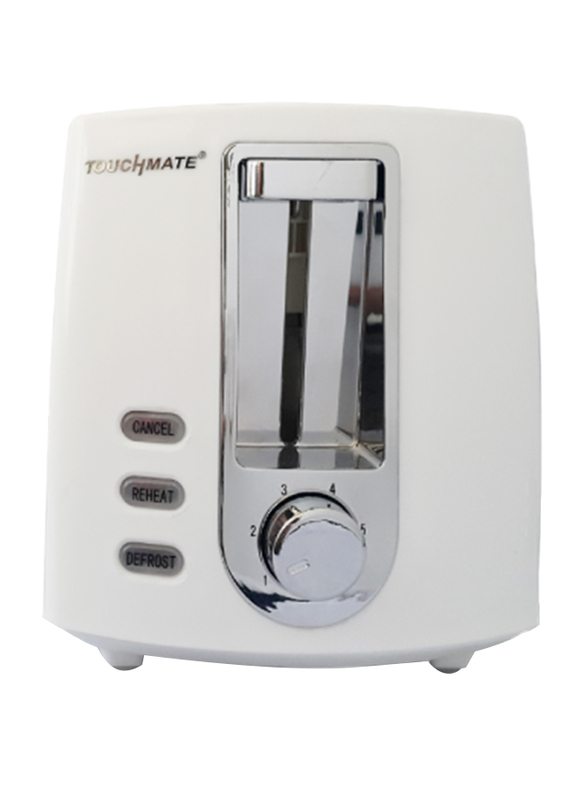 Touchmate 4-Slice Retro Toaster, 1200W, TM-TS400, White