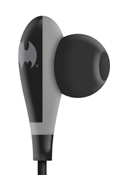 Touchmate Batman 3.5 mm Jack In-Ear Ultra Bass Earphones with Mic, Black