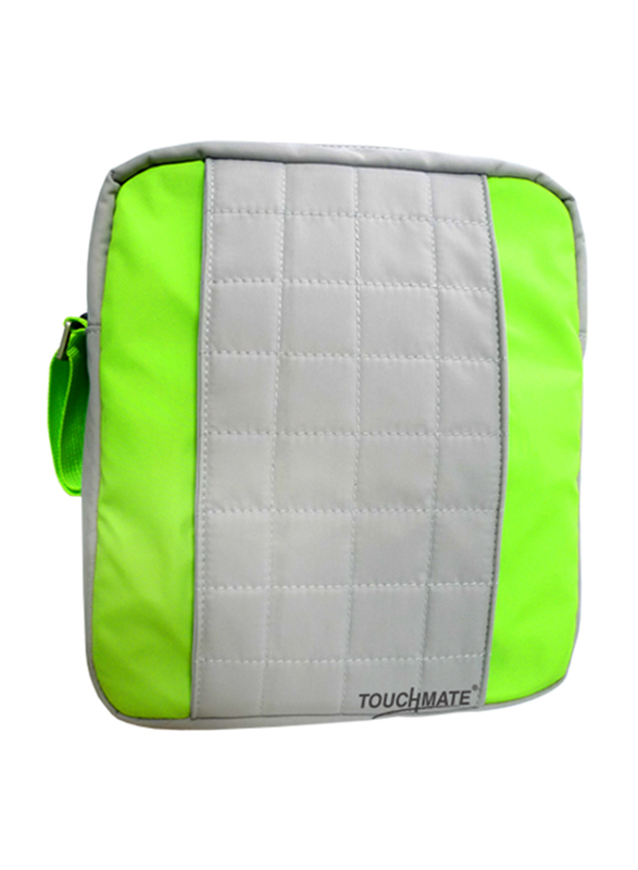 Touchmate Traveller Shoulder Bag, Grey/Green