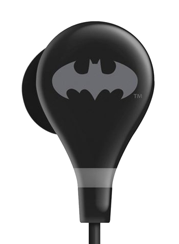 Touchmate Batman 3.5 mm Jack In-Ear Ultra Bass Earphones with Mic, Black