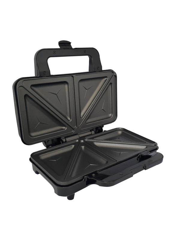 Touchmate 2-Slice Sandwich Maker, 800W, TM-SDM200S, Silver/Black
