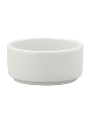 Luzerne 2oz Prism China Butter Dish, 258-PS1810006, White