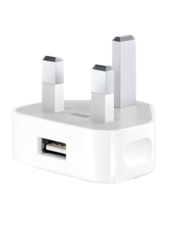 Generic USB Power Adapter Wall Charger, White