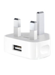 Generic USB Power Adapter Wall Charger, White