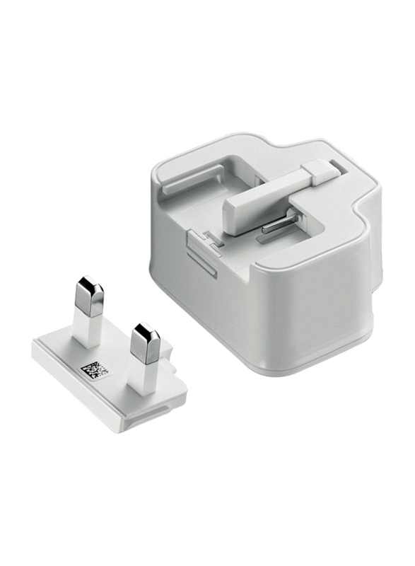 Samsung 3-Pin Plug UK Travel Adapter, with USB Type A to Micro USB Cable, White