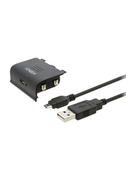 Konix Play & Charge Kit for Xbox One Controller, Black